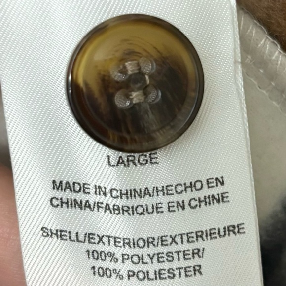 Weekend Everyday Aztec Tribal Print Fleece Shacket Womens Size Large - Picture 7 of 8